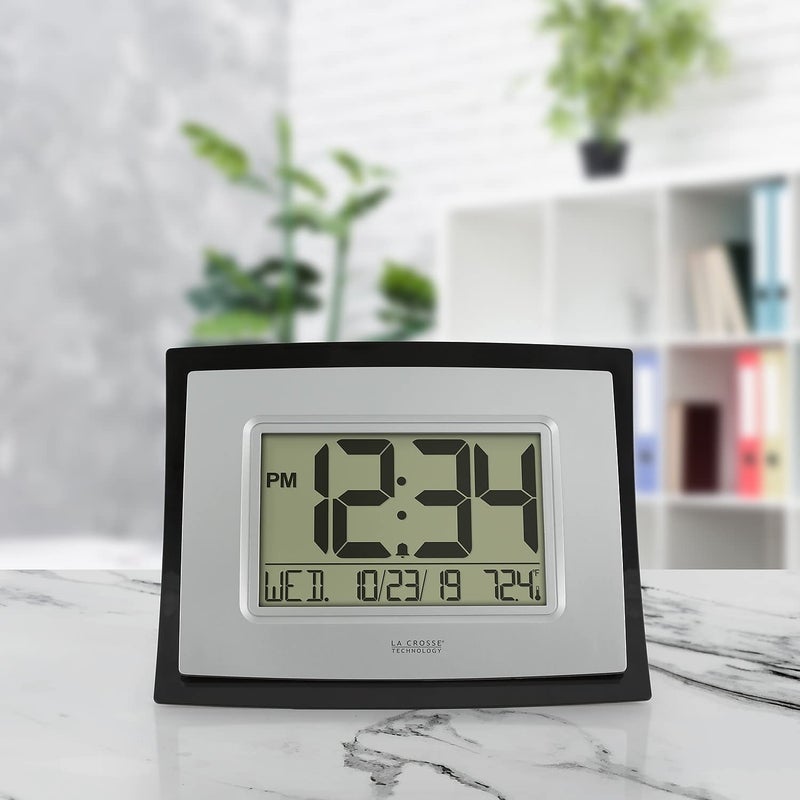 La Crosse Technology Wall/Table Clock, 6.85-inch H x 8.66-inch W x 0.95-inch D (WT-8002U) (WT-8002U-INT) - Image 5